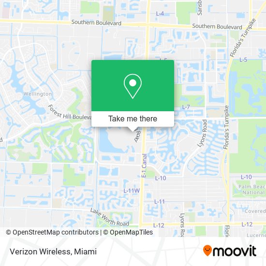 Verizon Wireless map