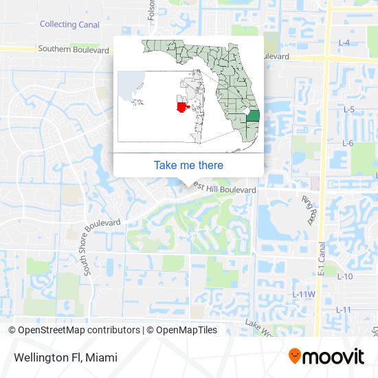 How to get to Wellington Fl in Sunshine Parkway by Bus?