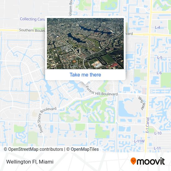 Wellington Fl map