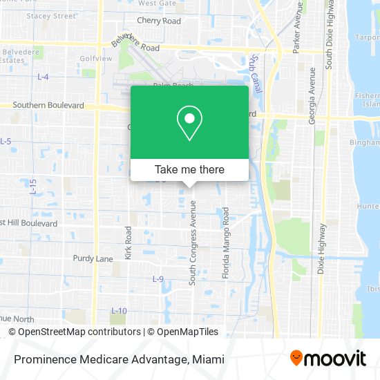 Prominence Medicare Advantage map