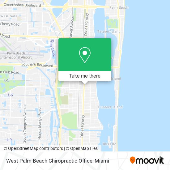 Mapa de West Palm Beach Chiropractic Office
