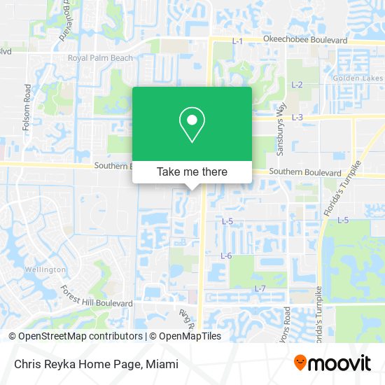 Chris Reyka Home Page map