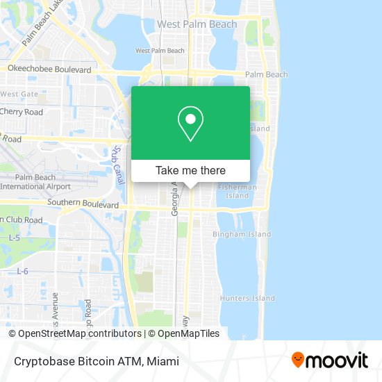 Mapa de Cryptobase Bitcoin ATM