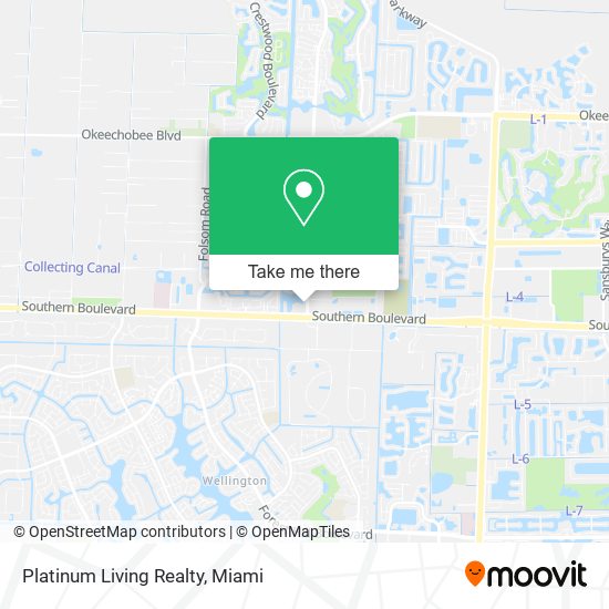 Platinum Living Realty map