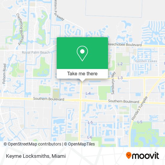 Keyme Locksmiths map