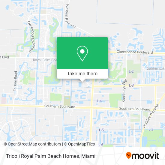 Tricoli Royal Palm Beach Homes map