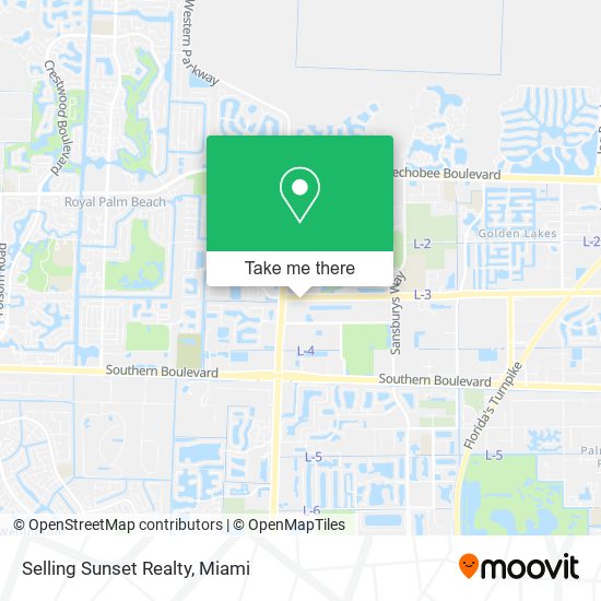 Selling Sunset Realty map