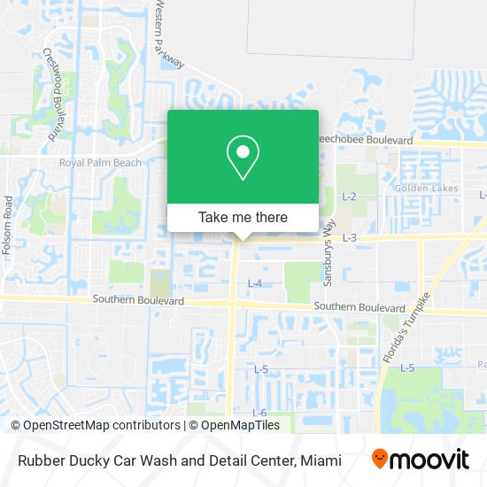 Rubber Ducky Car Wash and Detail Center map