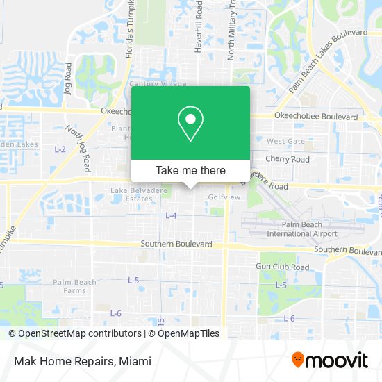 Mak Home Repairs map