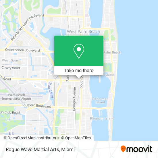 Mapa de Rogue Wave Martial Arts