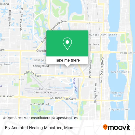 Mapa de Ely Anointed Healing Ministries