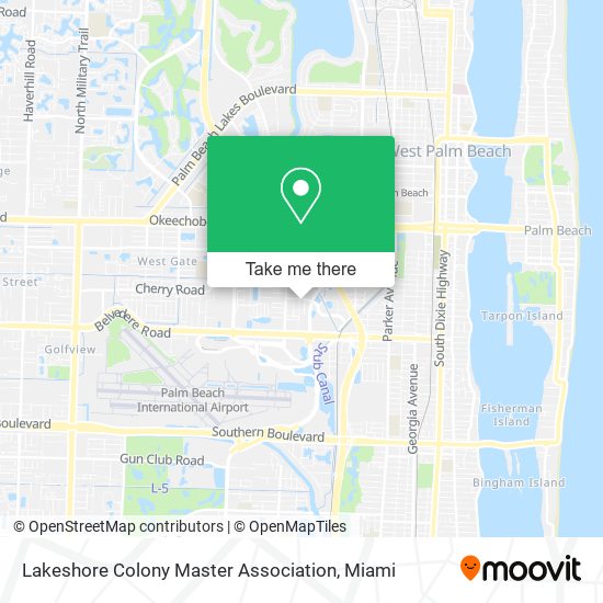 Lakeshore Colony Master Association map