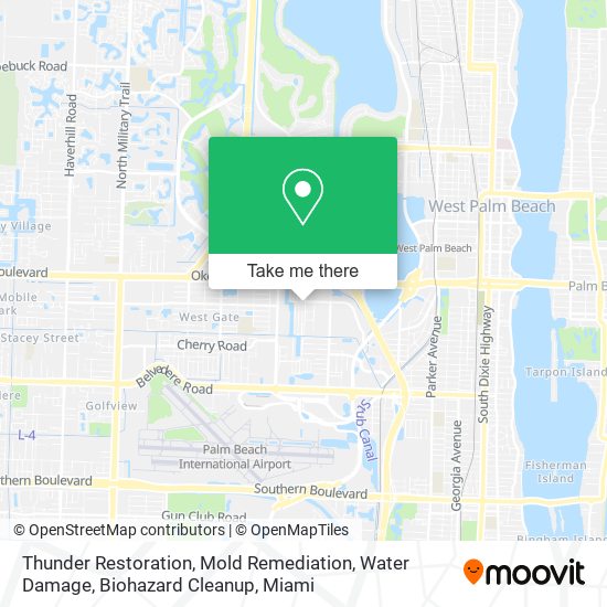 Mapa de Thunder Restoration, Mold Remediation, Water Damage, Biohazard Cleanup