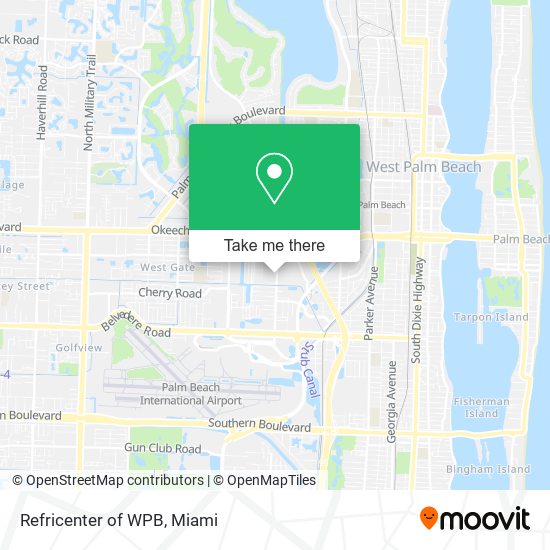 Refricenter of WPB map
