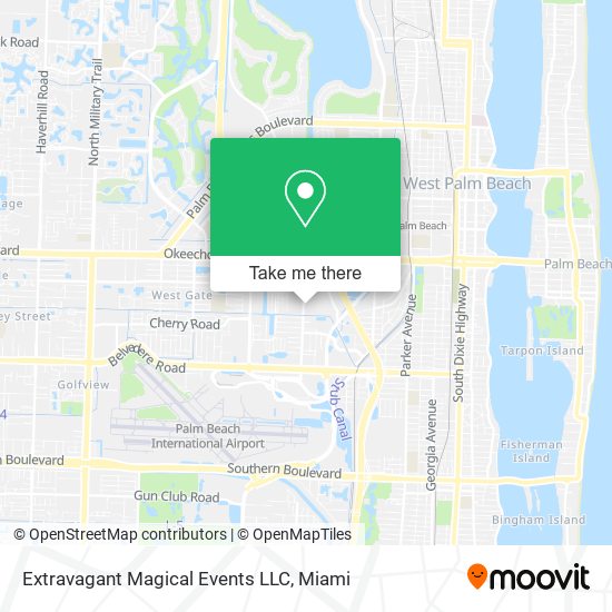 Extravagant Magical Events LLC map