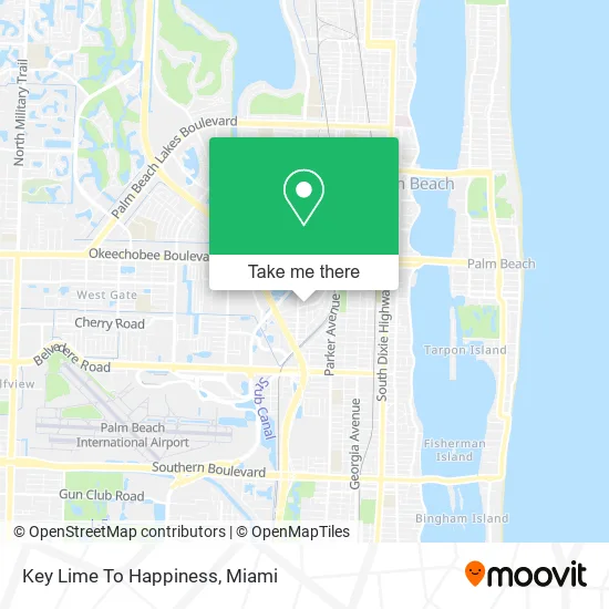 Key Lime To Happiness map