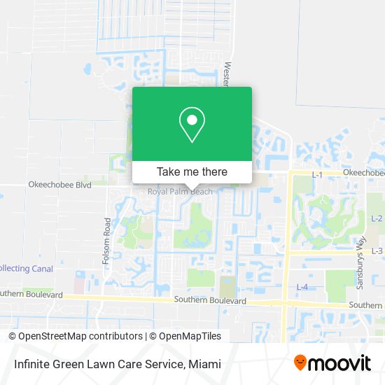 Infinite Green Lawn Care Service map