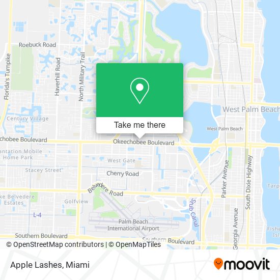 Apple Lashes map