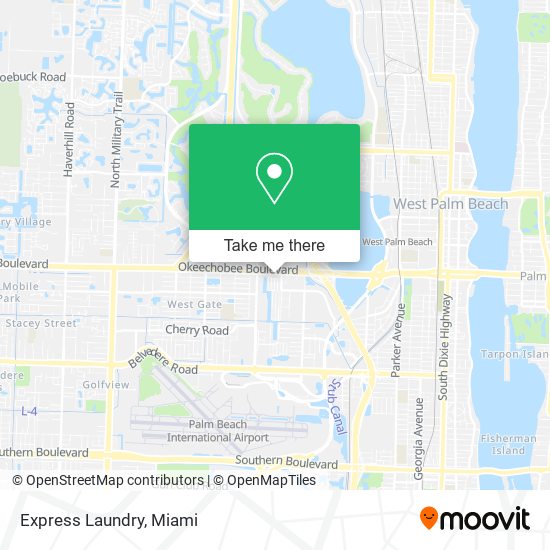 Mapa de Express Laundry