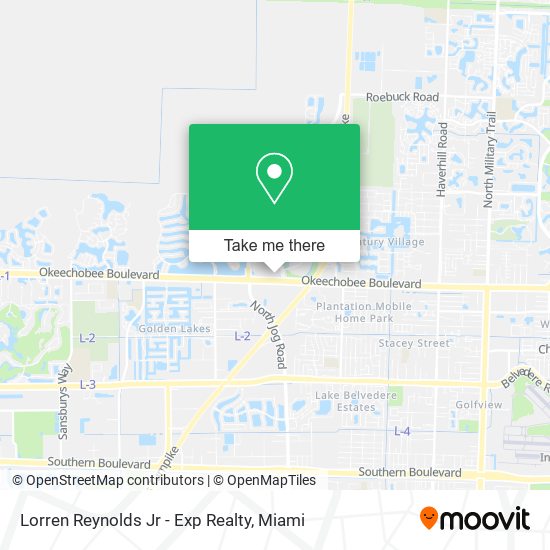 Mapa de Lorren Reynolds Jr - Exp Realty