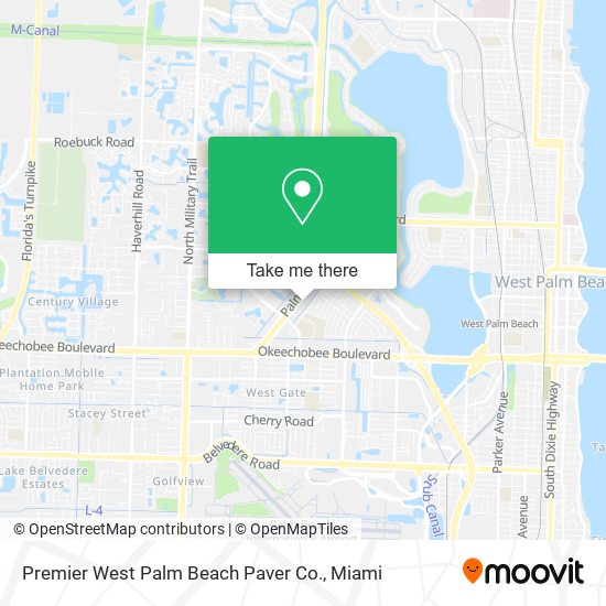 Mapa de Premier West Palm Beach Paver Co.