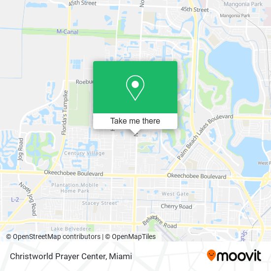 Mapa de Christworld Prayer Center