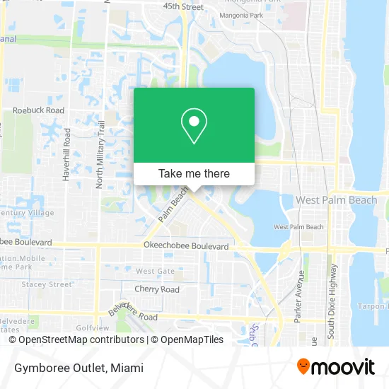 Gymboree Outlet map