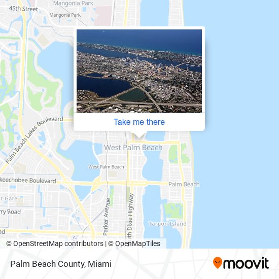 Mapa de Palm Beach County