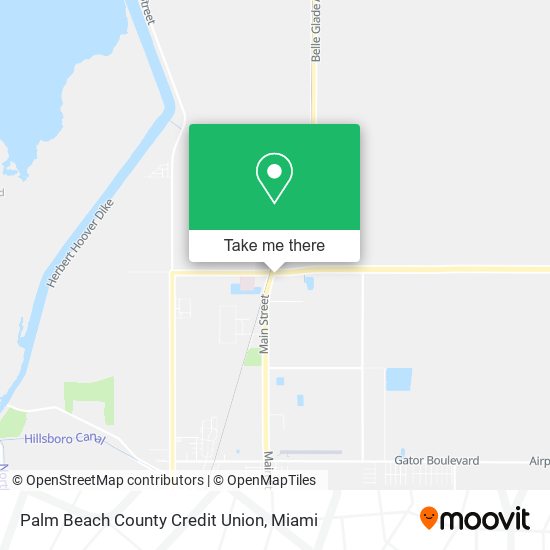 Palm Beach County Credit Union map