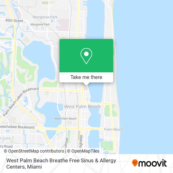 West Palm Beach Breathe Free Sinus & Allergy Centers map