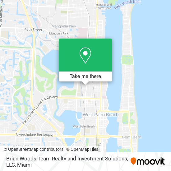 Mapa de Brian Woods Team Realty and Investment Solutions, LLC