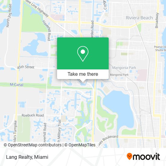 Lang Realty map