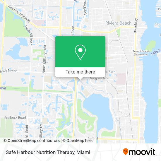 Mapa de Safe Harbour Nutrition Therapy