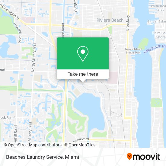 Mapa de Beaches Laundry Service