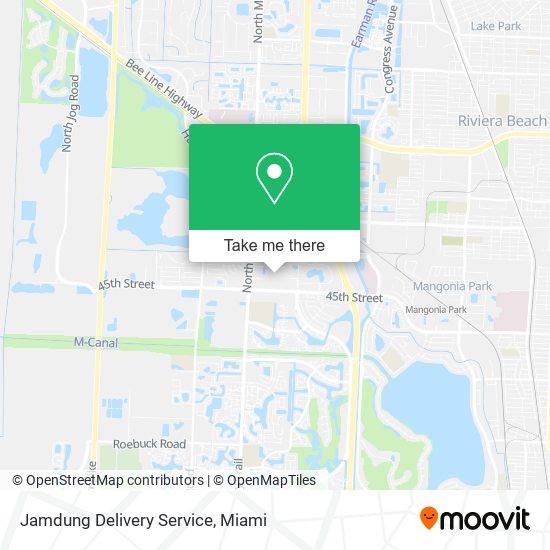 Mapa de Jamdung Delivery Service