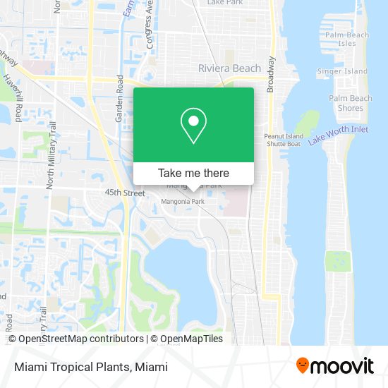 Miami Tropical Plants map