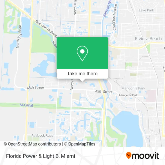 Florida Power & Light B map