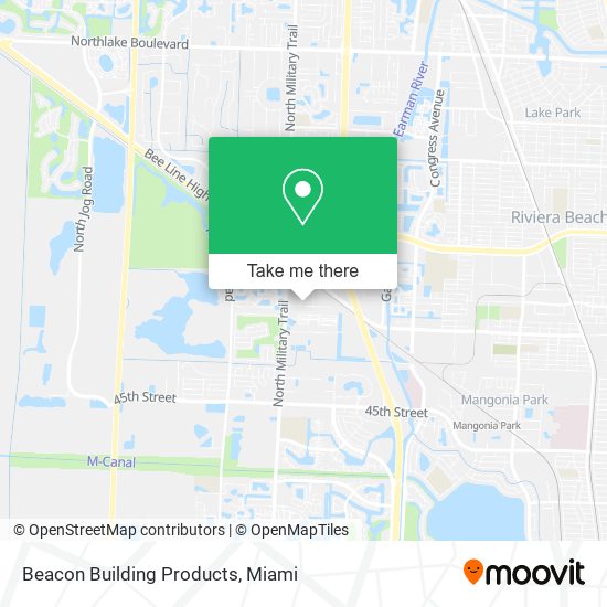 Beacon Building Products map