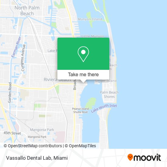 Vassallo Dental Lab map