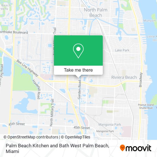 Mapa de Palm Beach Kitchen and Bath West Palm Beach
