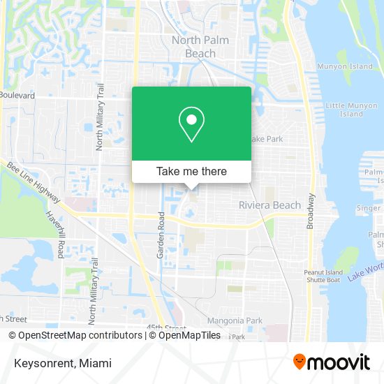 Keysonrent map