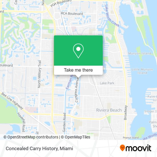 Concealed Carry History map