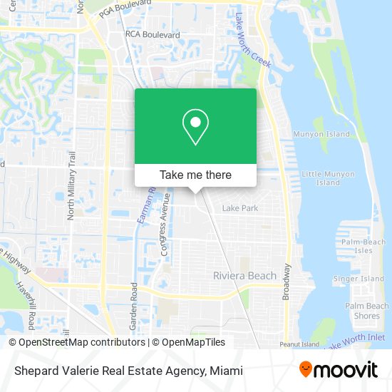 Shepard Valerie Real Estate Agency map