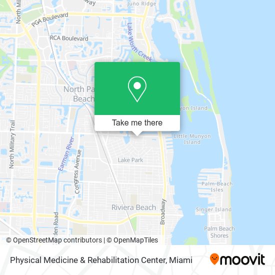 Physical Medicine & Rehabilitation Center map