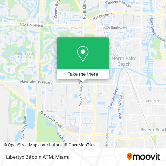 Libertyx Bitcoin ATM map