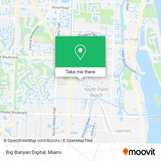 Big Banyan Digital map