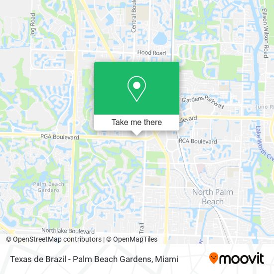Mapa de Texas de Brazil - Palm Beach Gardens