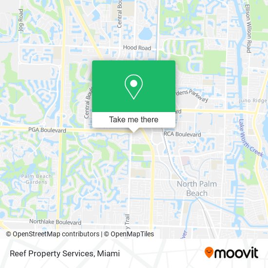 Reef Property Services map