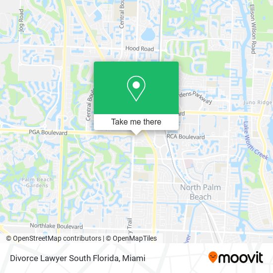 Divorce Lawyer South Florida map