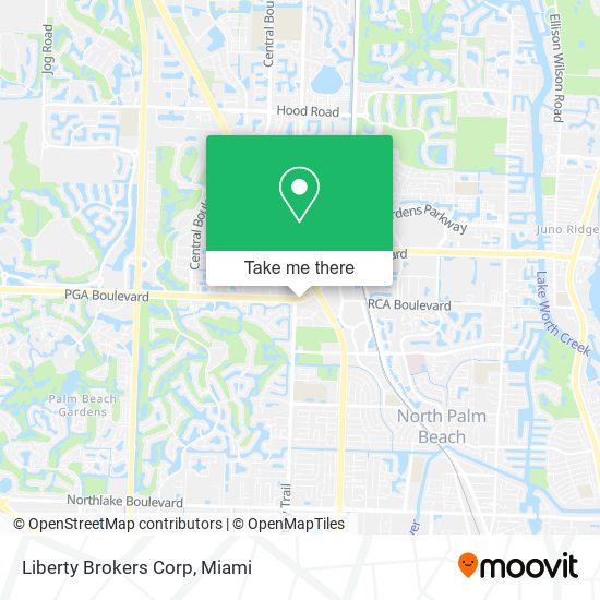 Liberty Brokers Corp map